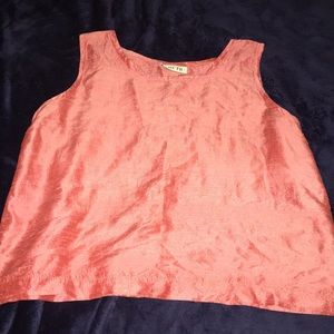 Pink/coral tank top